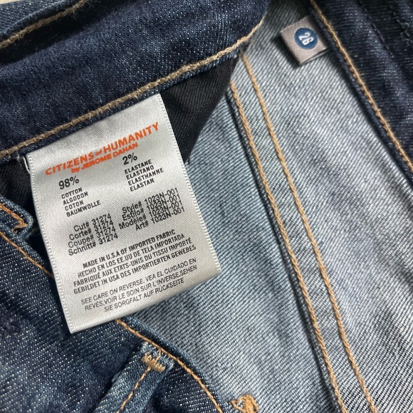 Citizens Of Humanity Dark Wash Petite Dita Boot Cut Jeans - Picture 4 of 7